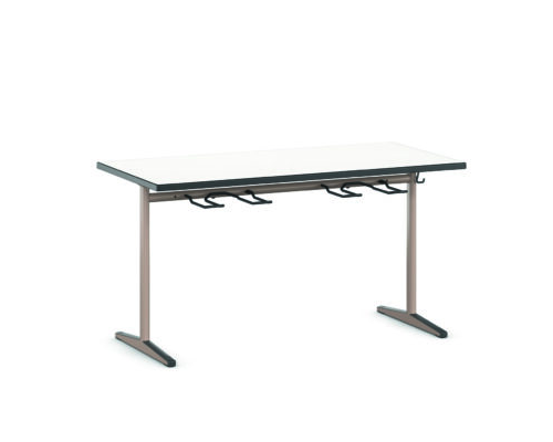 Uno-M steel skid table, 130x65cm