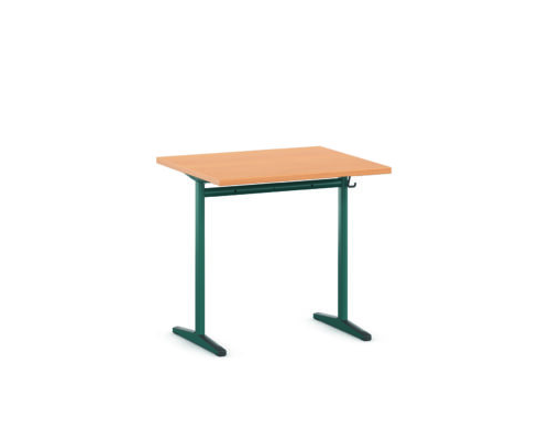 Uno-M steel skid table, 75x65cm