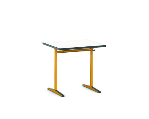 Uno-M steel skid table, 75x65cm