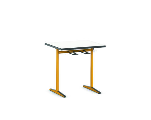 Uno-M steel skid table, 70x60cm