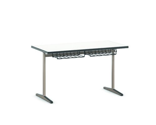 Uno-M steel skid table, 120x60cm