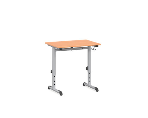 StepByStep-I steel skid table, 75x65cm