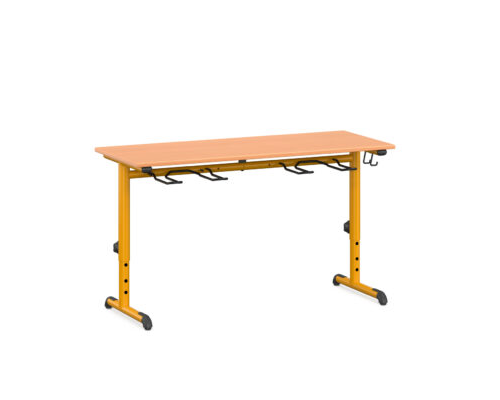 StepByStep-I steel skid table, 130x65cm