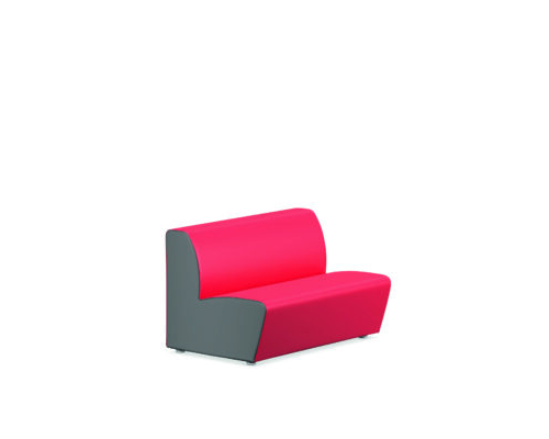 ClubLounge Midi 2-seater sofa, seat height 34cm