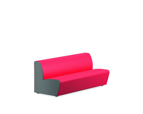 ClubLounge Midi 3-seater sofa, seat height 34cm