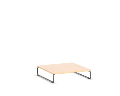 Lounge series, table with leg bar, 80x80