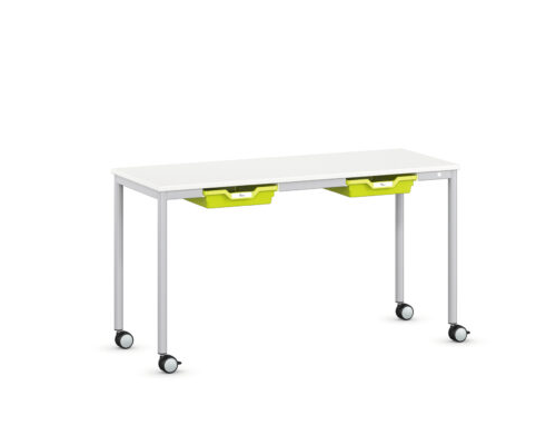 EcoTable 130x50cm, round leg