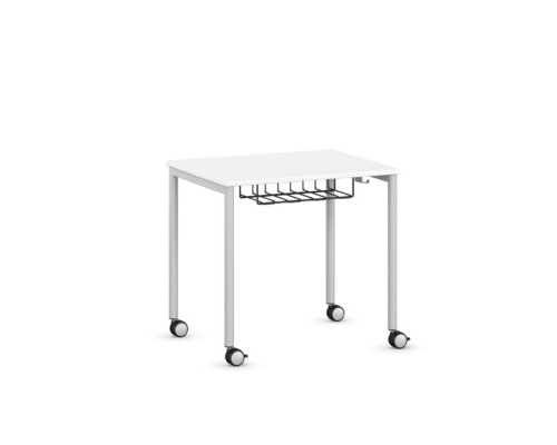 EcoTable 75x60cm, round leg