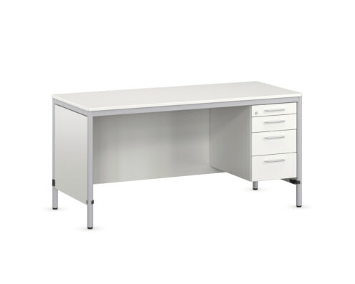 EcoTable teacher 130x65cm, round leg