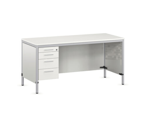 EcoTable teacher 150x65cm, round leg