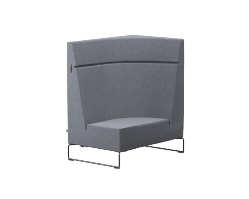 Lounge series, HiBack 90° corner 120cm left.