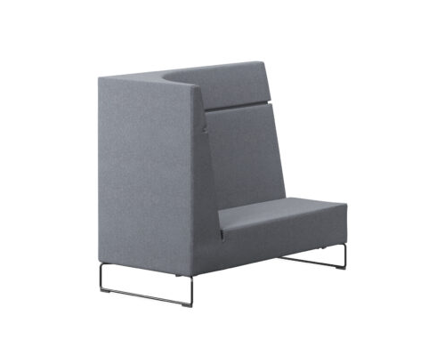 Lounge series, HiBack 90° corner 160cm right.