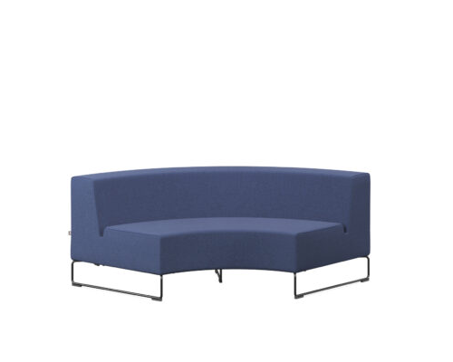Lounge series, sofa 90° round element