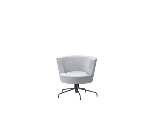 Lounge series, round swivel chair
